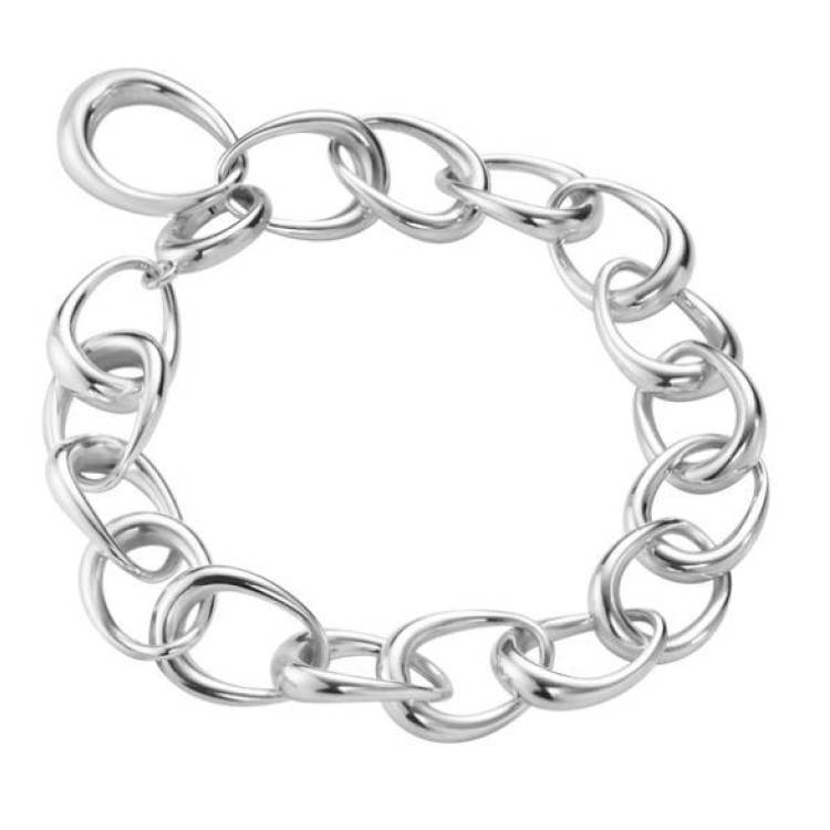 Georg Jensen Offspring Sterling Silver Link Bracelet - S/M