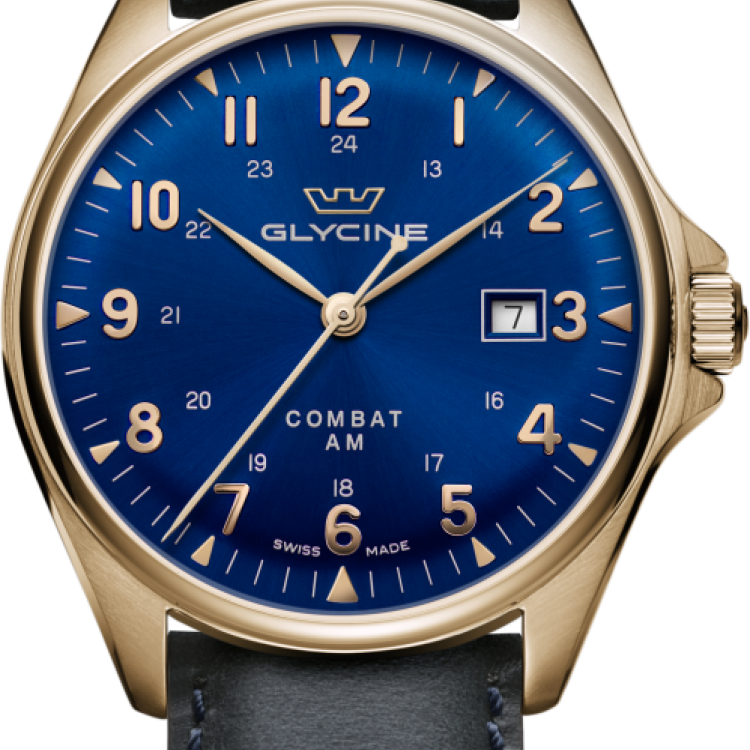 Glycine Watch Combat Mens - Blue