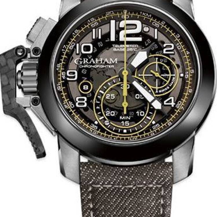 Graham Watch Chronofighter Oversize Target - Black