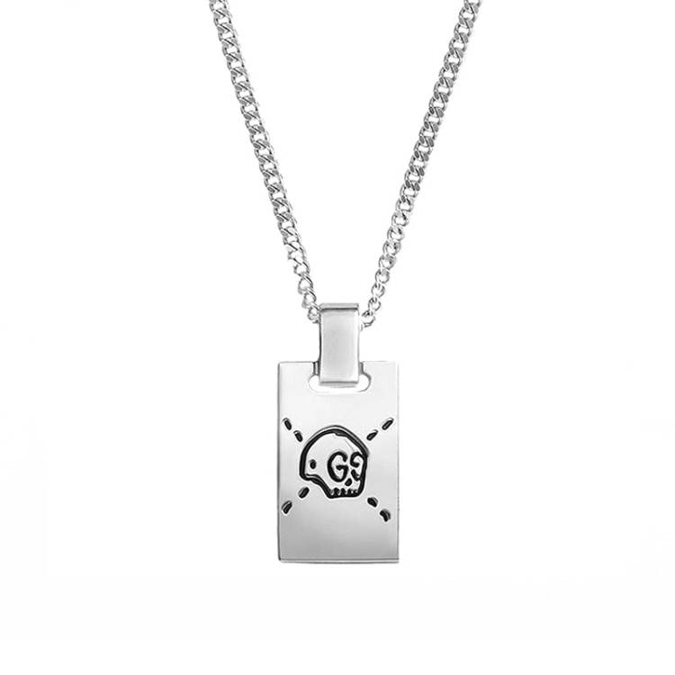 Gucci Ghost Sterling Silver Necklace