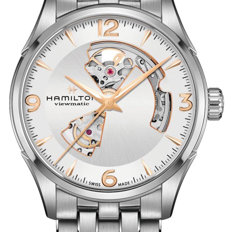 Hamilton Watch Jazzmaster Open Heart - Silver
