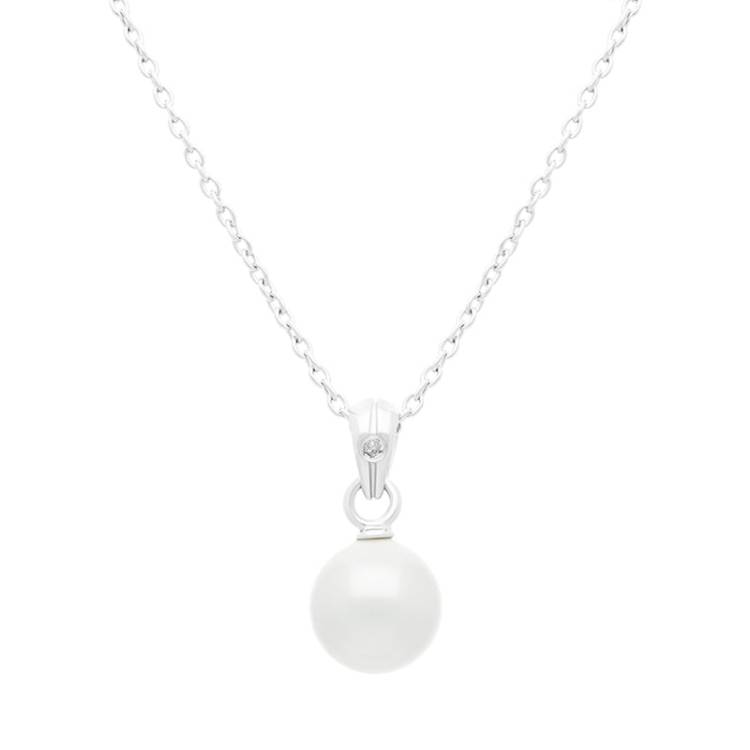 Hot Diamonds Diamond Amulets Sterling Silver Pearl Pendant - Silver