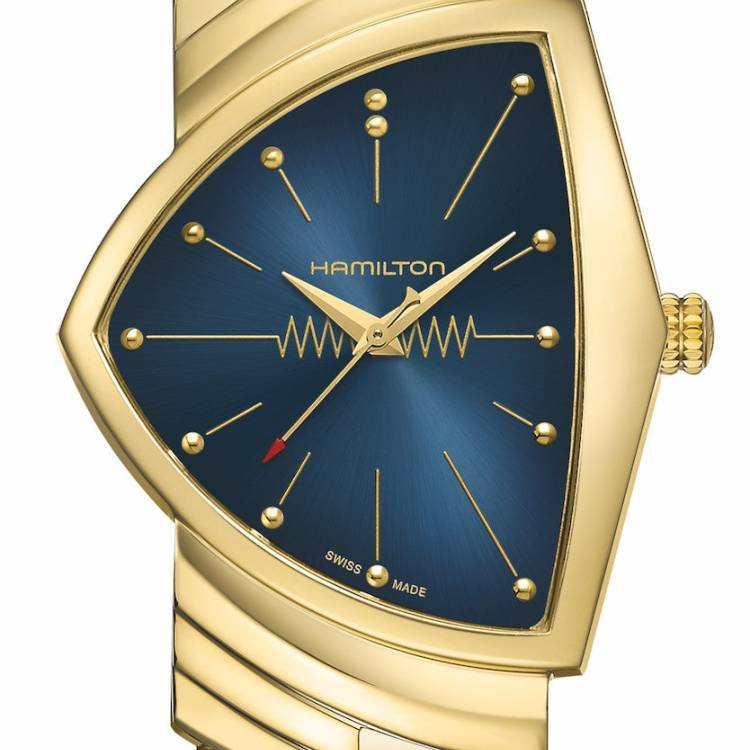 Hamilton Watch Ventura Blue Bracelet