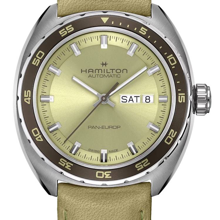 Hamilton Watch American Classic Pan Europ Day Date Auto