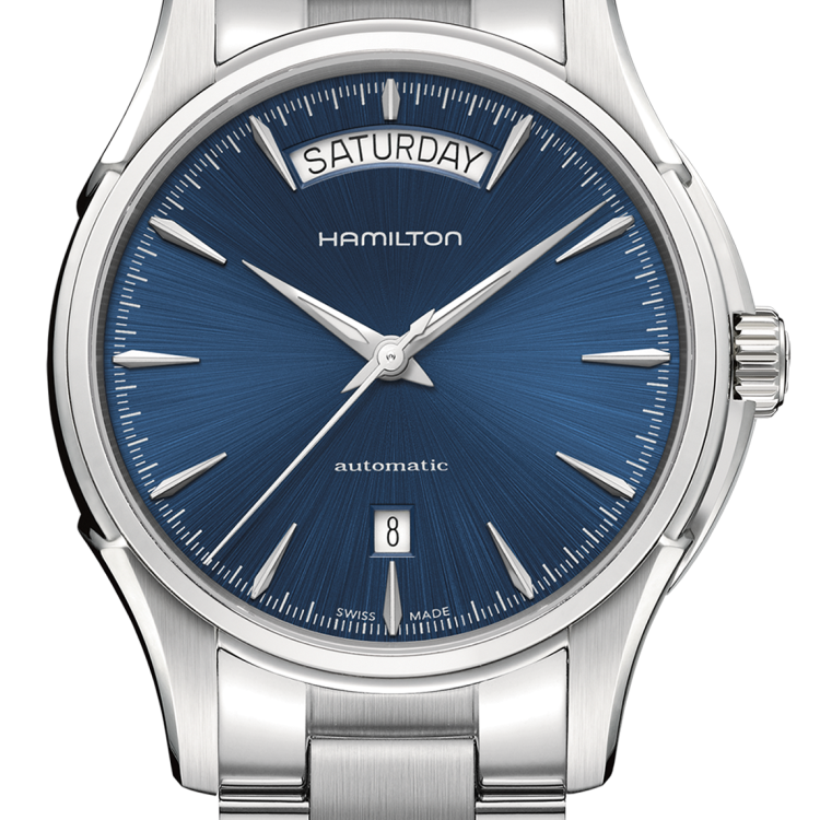 Hamilton Watch Jazzmaster Day Date Auto - Blue