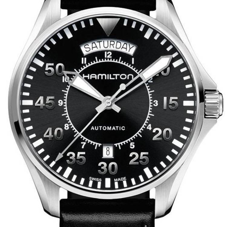 Hamilton Watch Khaki Aviation Pilot - Black