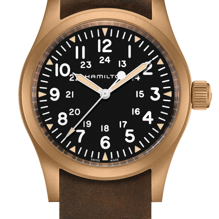 Hamilton Watch Khaki Field Mechanical Bronze