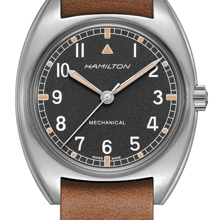 Hamilton Watch Khaki Aviation Pilot Pioneer - Black