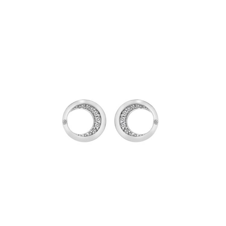 Hot Diamonds Celestial Sterling Silver Stud Earrings - Silver
