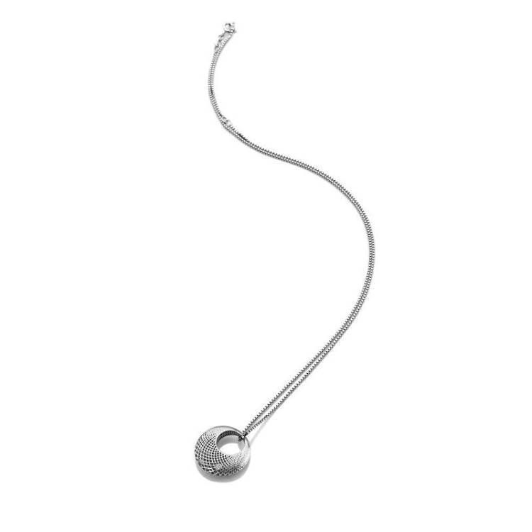 Hot Diamonds Quest Sterling Silver Filigree Circle Pendant - Silver
