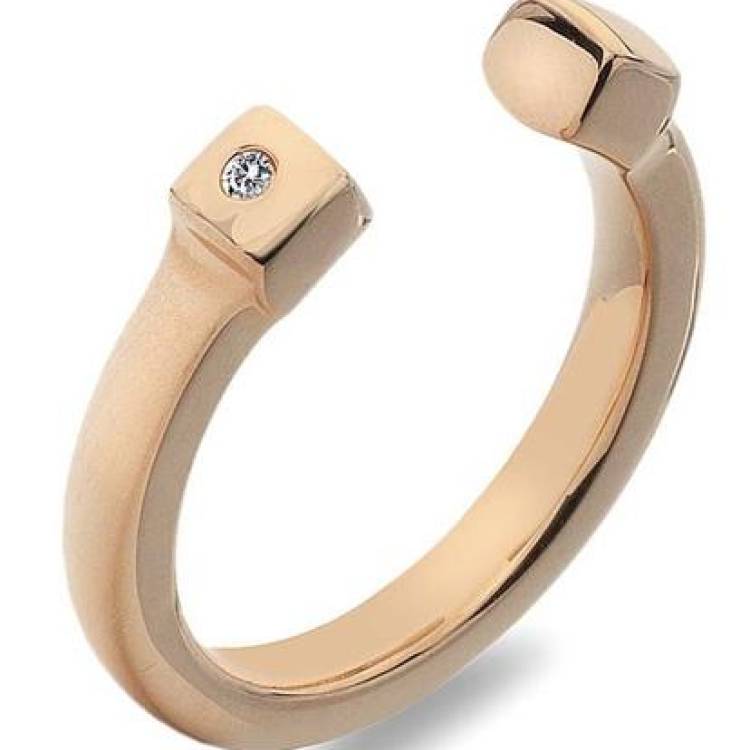 Hot Diamonds Lucky Rose Gold Plated Ring - Rose Gold