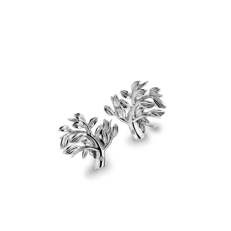 Hot Diamonds Passionate Sterling Silver Earrings D - Silver