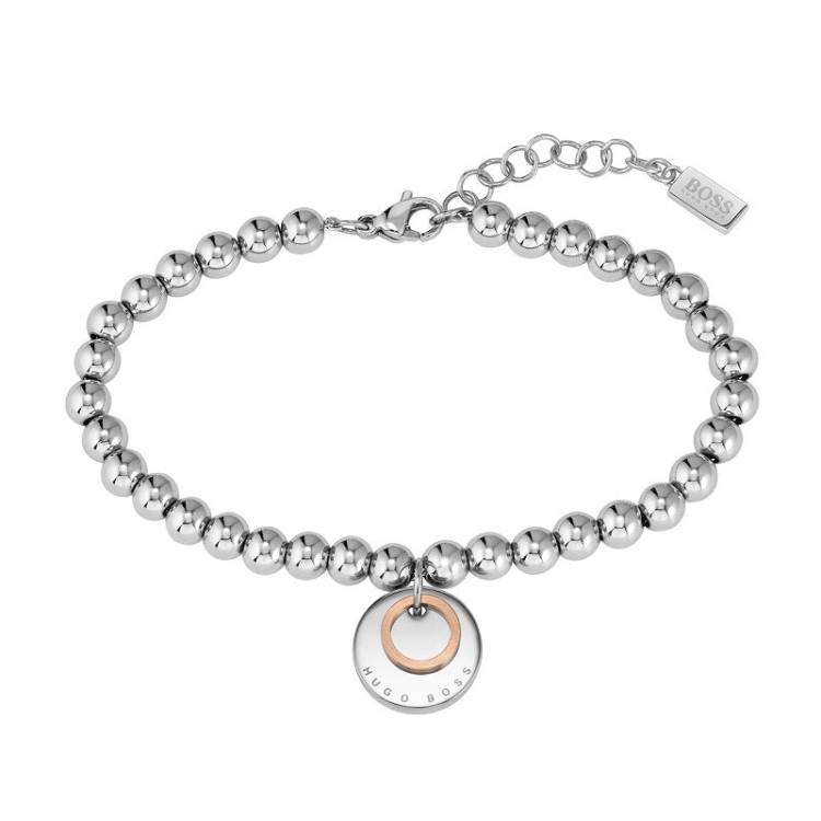 Boss Jewellery Medallion Bracelet - Silver