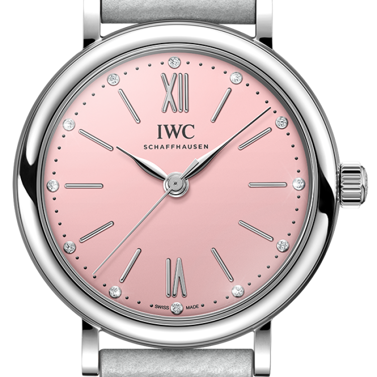 IWC Watch Portofino Auto 34 Pink