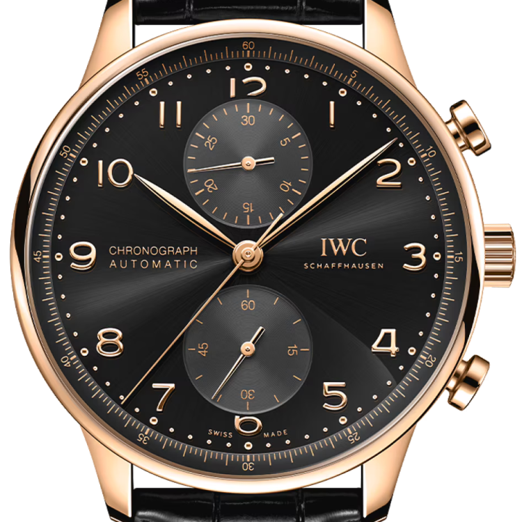 IWC Watch Portugieser Chronograph Obsidian