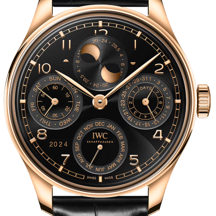IWC Watch Portugieser Perpetual Calendar 44 Obsidian