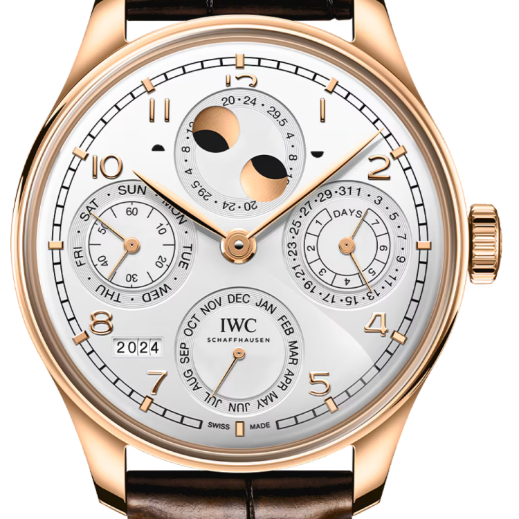 IWC Watch Portugieser Perpetual Calendar 44 Silver Moon