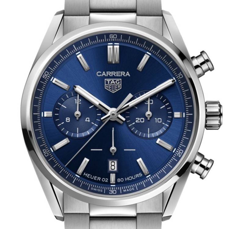 TAG Heuer Watch Carrera Chronograph - Blue