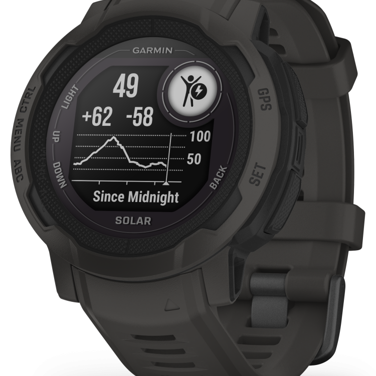 Garmin Watch Instinct 2 Solar GPS Graphite Smartwatch