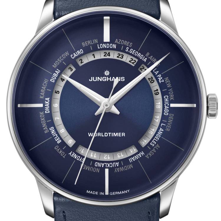 Junghans Watch Meister Worldtimer - Blue