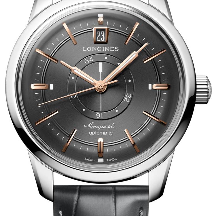Longines Watch Conquest Heritage Anthracite