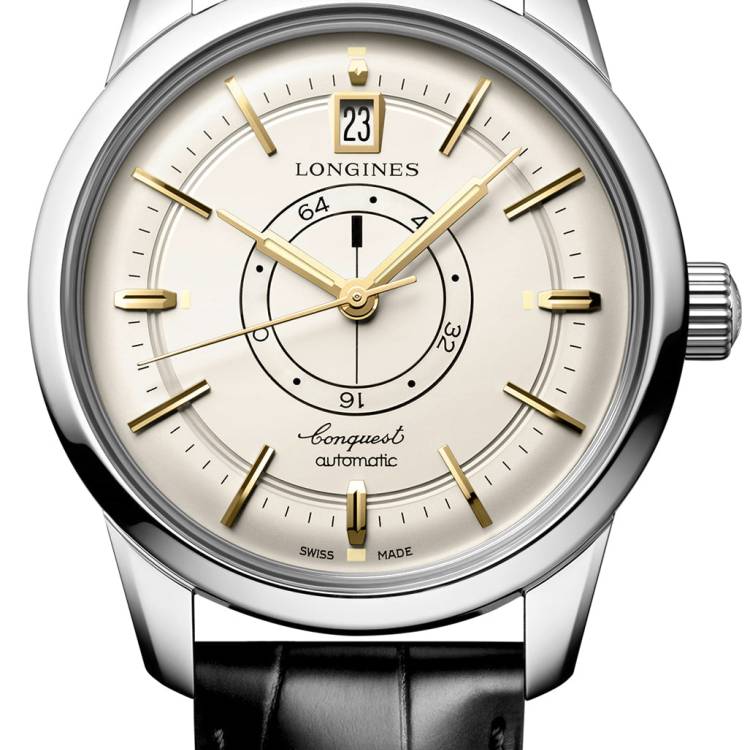 Longines Watch Conquest Heritage Silvered Opaline