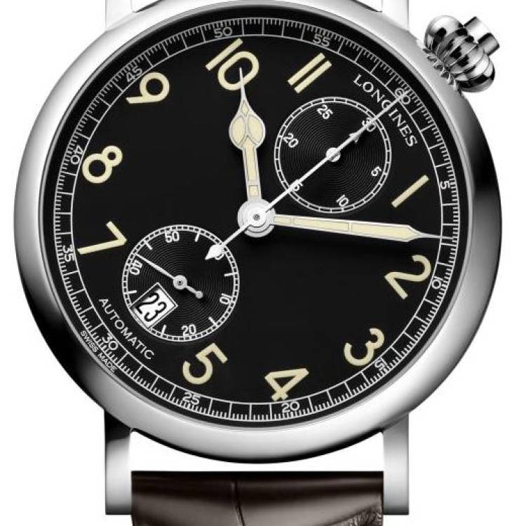 Longines Watch Heritage Avigation Type A-7 Mens - Black