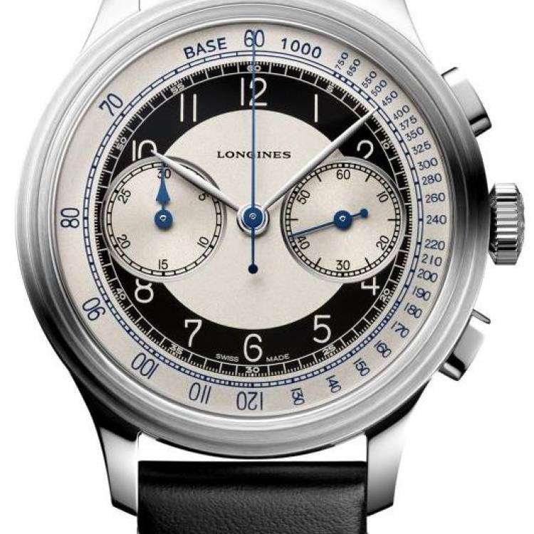 Longines Watch Heritage Classic Tuxedo Mens - Silver
