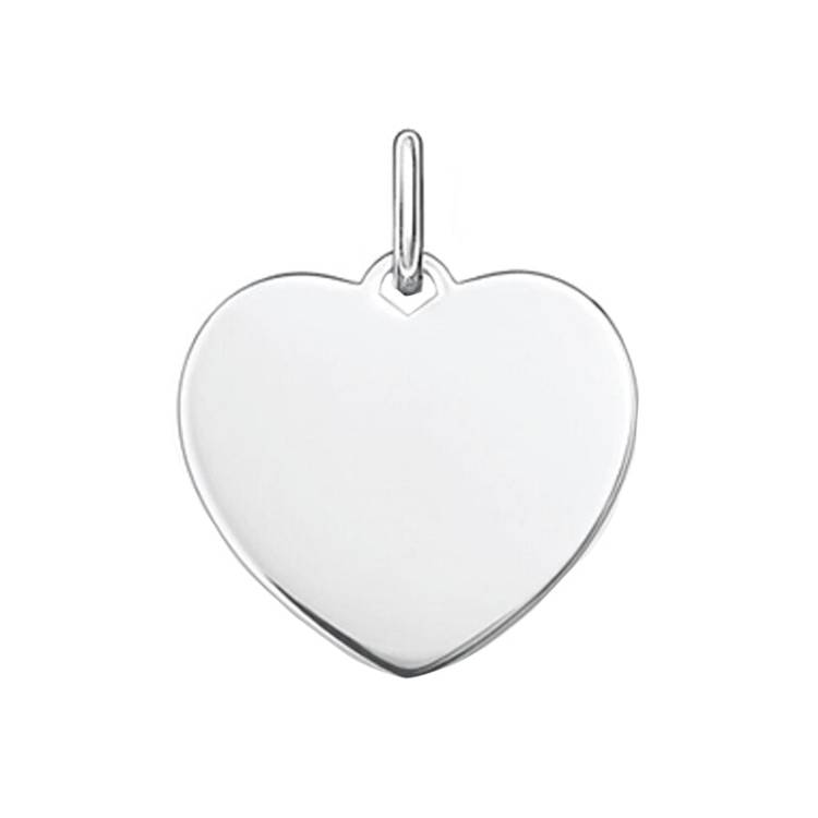 Thomas Sabo Sterling Silver Large Heart Pendant - Silver