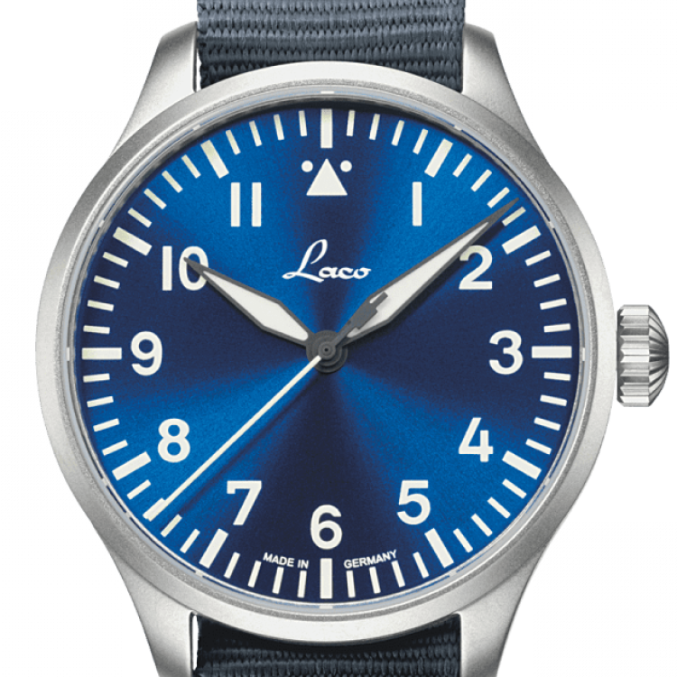 Laco Watch Pilot Basic Augsburg Blue Hour - Blue