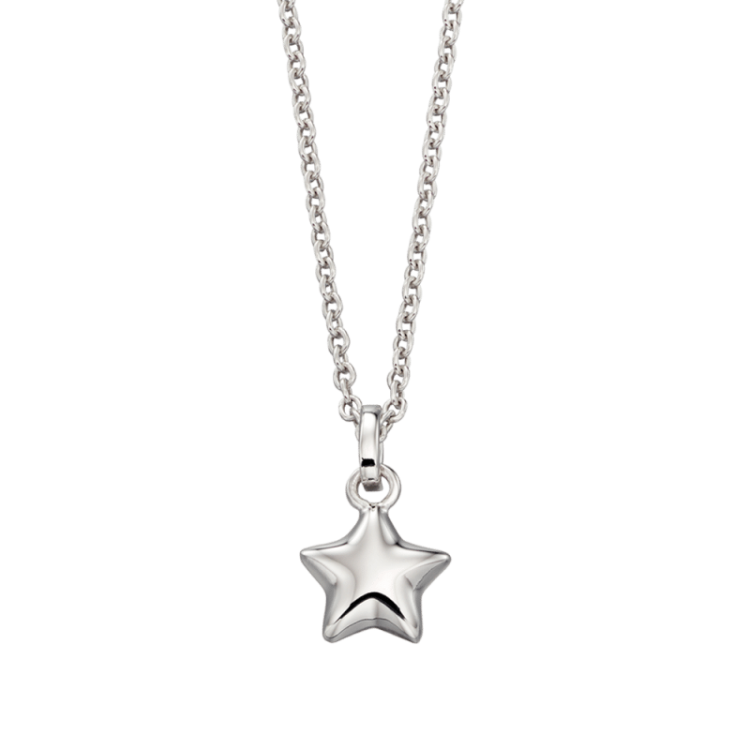 Little Star Eva Sterling Silver Star Necklace - Silver