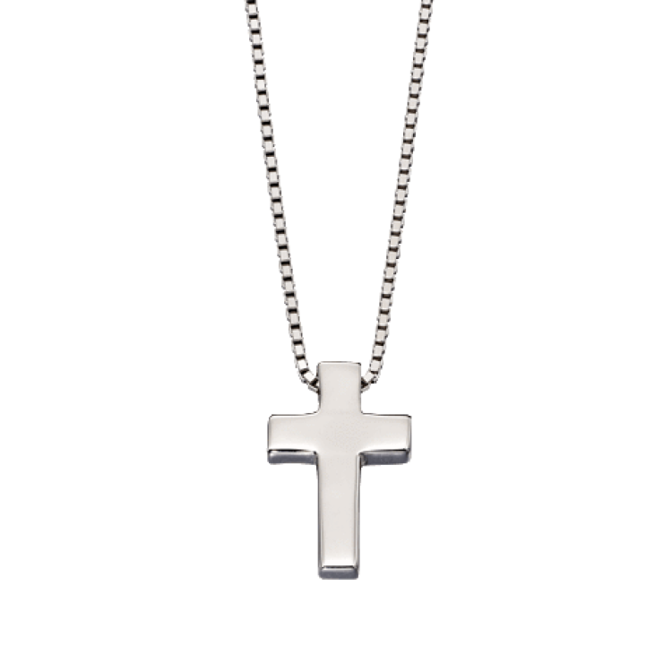 Little Star Sterling Silver Cross Thom Necklace - Silver