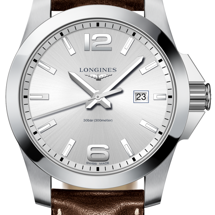 Longines Watch Conquest Mens - Silver