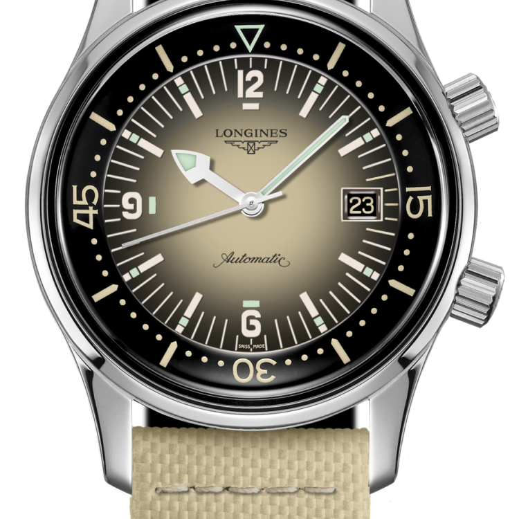 Longines Watch Legend Diver Mens - Beige