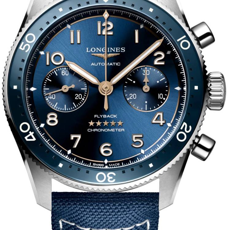 Longines Watch Spirit Flyback Blue