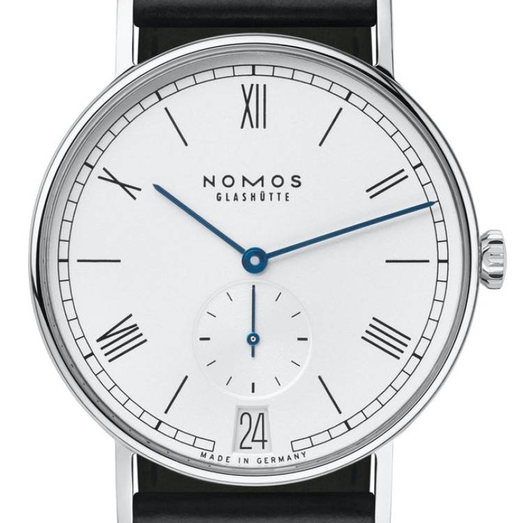 Nomos Glashutte Watch Ludwig Datum Sapphire Crystal - White