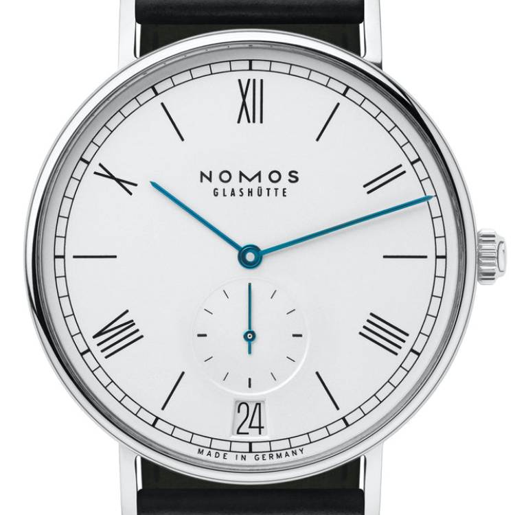 Nomos Glashutte Watch Ludwig Automatic Datum Sapphire Crystal - White