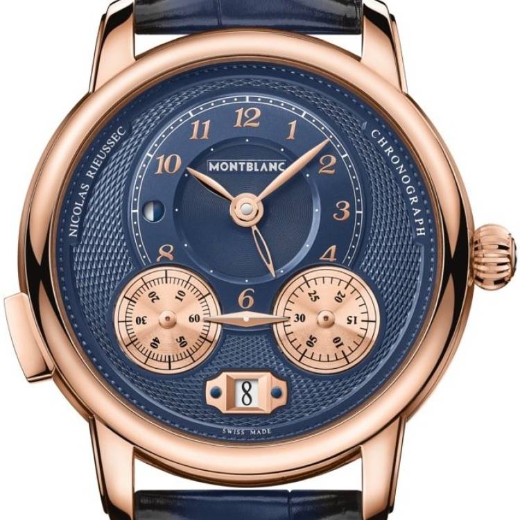 Montblanc Watch Star Legacy Nicolas Rieussec Chronograph - Blue