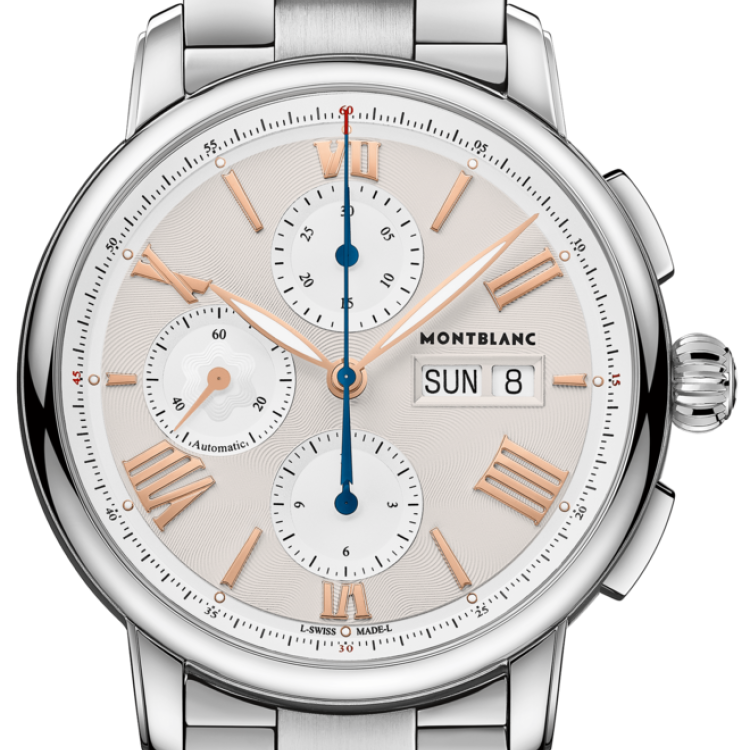 Montblanc Watch Star Legacy Chronograph Day Date - Cream