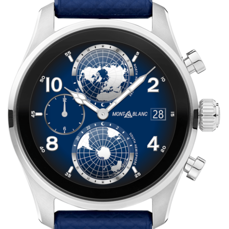 Montblanc Watch Summit 3 Titanium Smartwatch - Blue