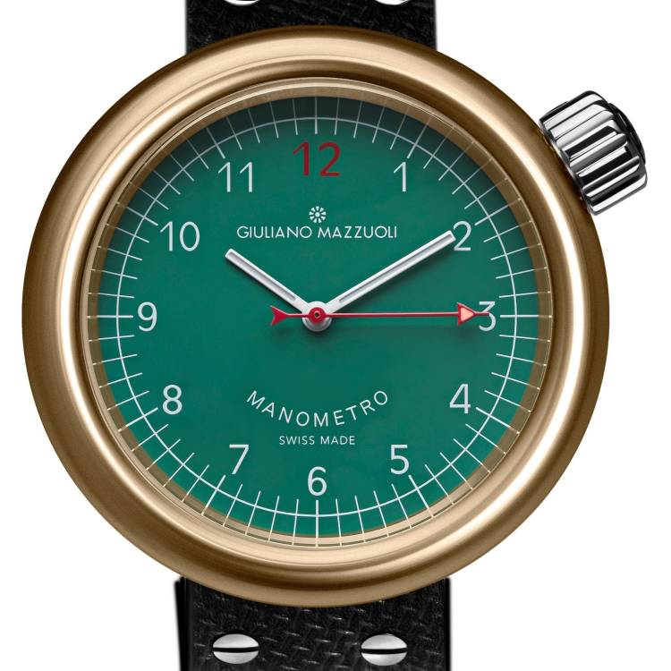 Giuliano Mazzuoli Watch Manometro Bronze Green - Green