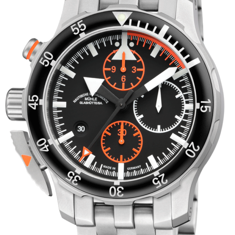 Muhle Glashutte Watch S.A.R. Flieger-Chronograph - Black