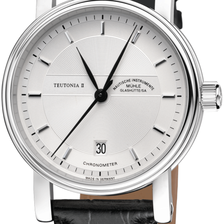 Muhle Glashutte Watch Teutonia II Chronometer - Silver