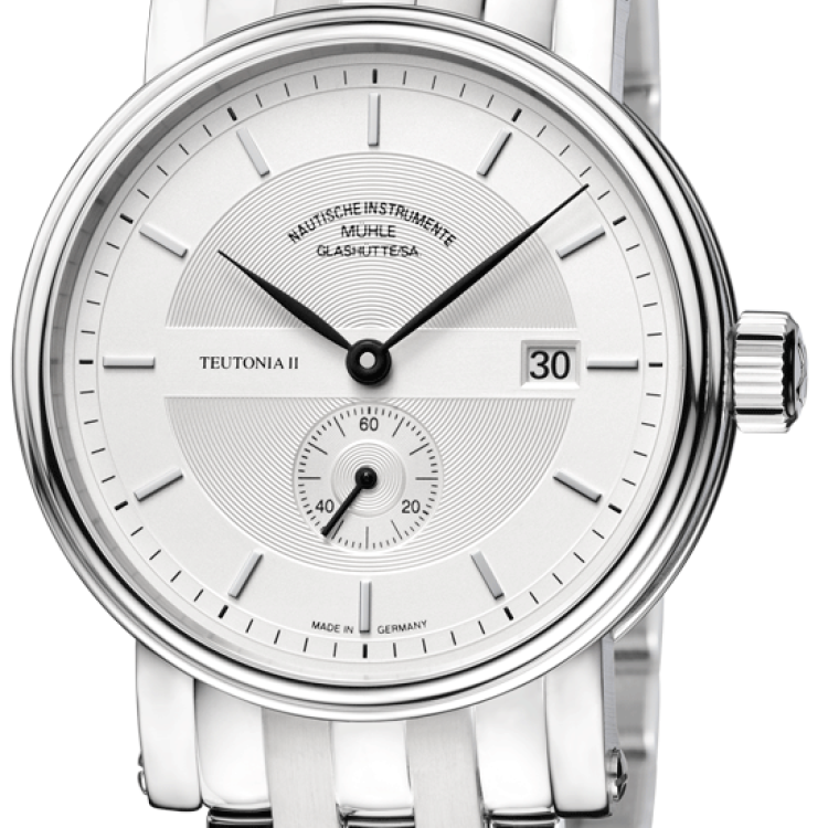 Muhle Glashutte Watch Teutonia II Kleine Sekunde - Silver
