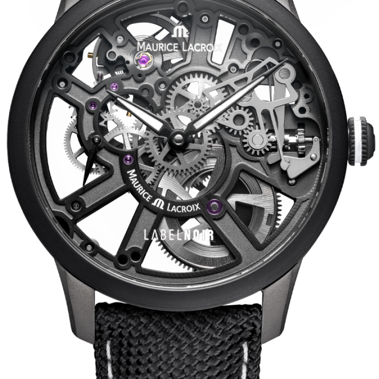 Maurice Lacroix Watch Masterpiece Skeleton Label Noir Limited Edition