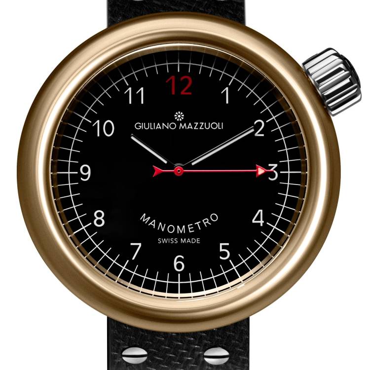 Giuliano Mazzuoli Watch Manometro Bronze Black