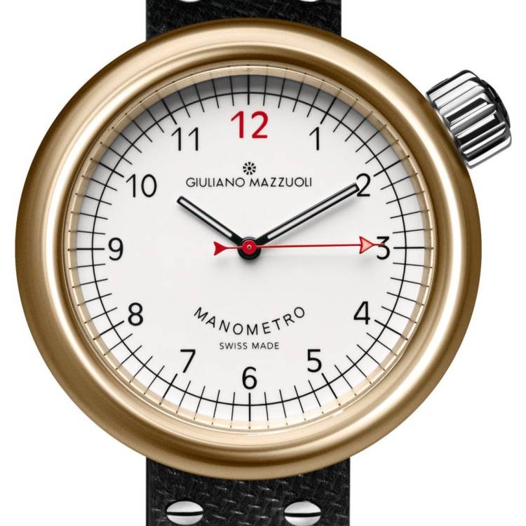 Giuliano Mazzuoli Watch Manometro Bronze White - White