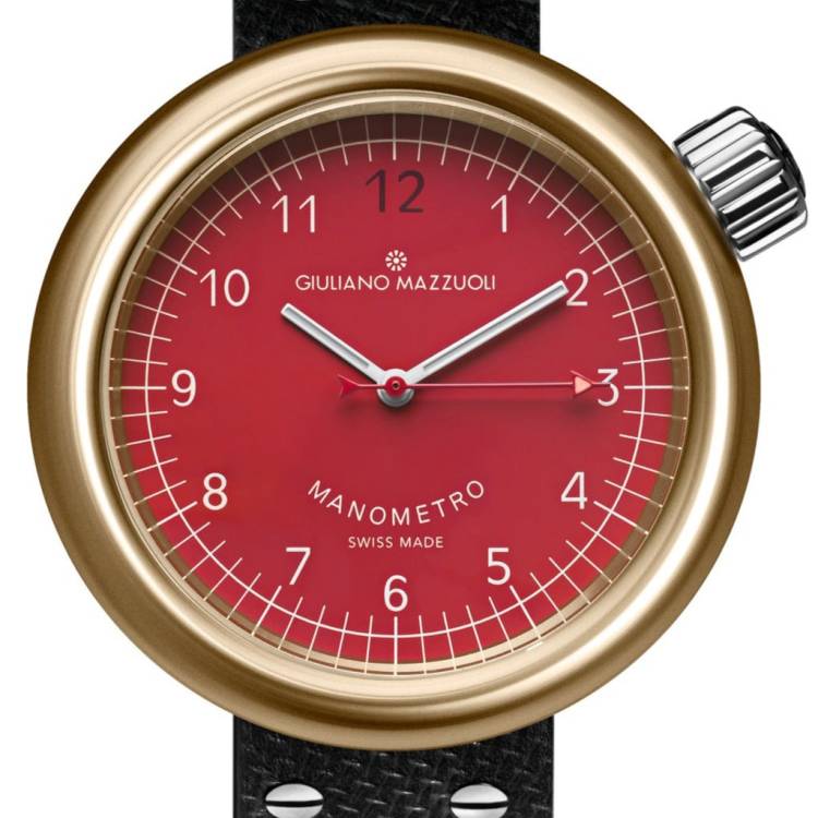Giuliano Mazzuoli Watch Manometro Bronze Red - Red