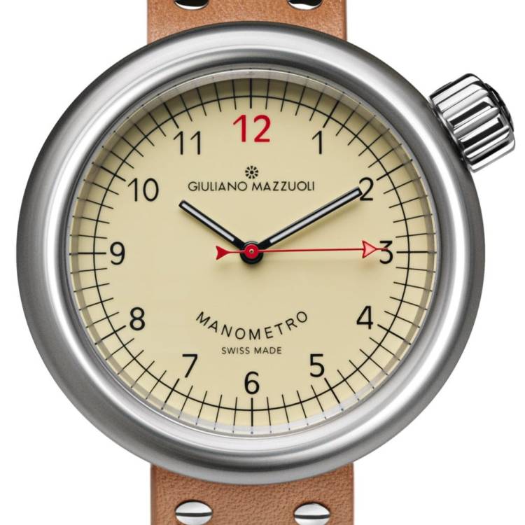 Giuliano Mazzuoli Watch Manometro Brushed Ivory