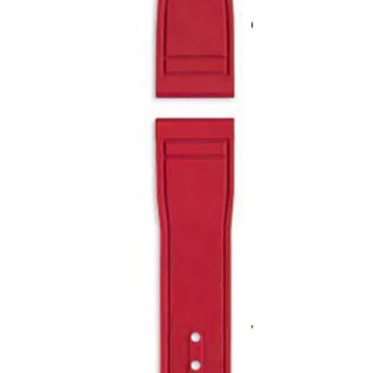 IWC Strap Rubber Pilot's Mark XX & Chrono 41 20/18mm Red